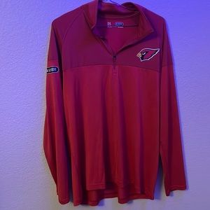Red NFL Under Armor athletic long sleeve